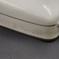 Noritake Cumberland Covered Butter Dish 8" White Floral Platinum Trim Vtg
