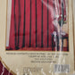 Interior Designs Paige 3 Pc Voile Window Panel & Scarf Set Dark Red 60”x84” NEW