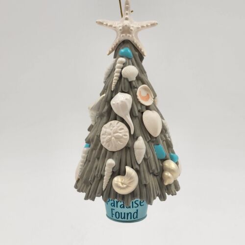 Hallmark Keepsake Christmas Ornament 2020 PARADISE FOUND Seashell Christmas Tree