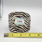 Toms Alpargata Women's 8 Canvas Slip On Flats Black Cream Zebra Cheetah Print