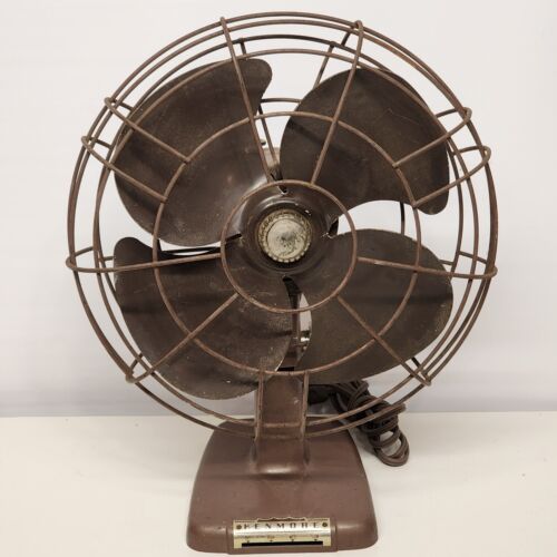 Kenmore 3 Speed Oscillating Brown Fan 13" Cage Vintage Model 336.80901 For Parts