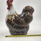 Kavana Decor Ceramic Rooster Figurine Hand Painted Brown 14" Farmhouse Decor
