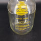 Sun Tea Glass Jar Pitcher 3 Liter Yellow Lid Pour Spout Carlton Glass USA Vtg