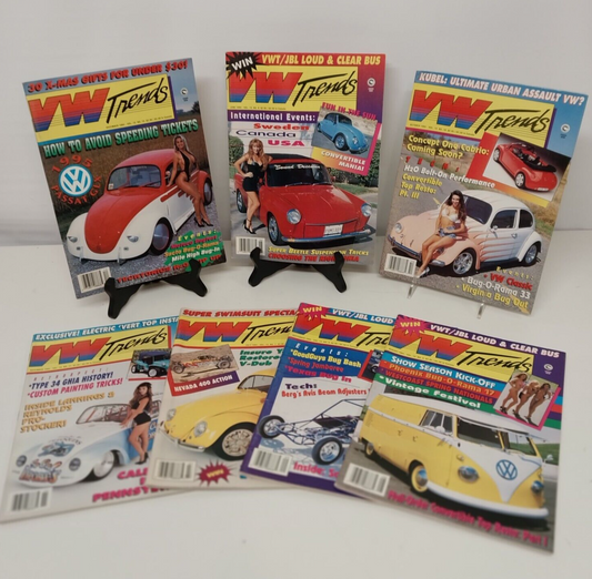 7 VW Trends Magazines Vol 13 No 6-12 June-Dec 1994 Vintage VW