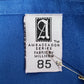 Milliken Ambassador Series 85 Tablecloth 84" x 84" Royal Blue Square Vintage