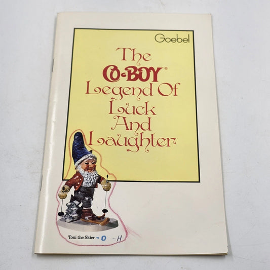 Vintage 1983 Goebel Co-Boy gnome collectible booklet with Toni the Skier