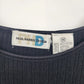Paul Harris Black Ribbed Knit Top Women's Medium Stretch Short Sleeve Shirt