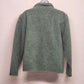 Real Comfort Sherpa Jacket Sea Green Size Small Button Up Long Sleeve Soft Cozy