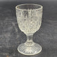 7 Cordial Shot Glasses Clear Pedestal Early American Pattern Glass Assorted 4"