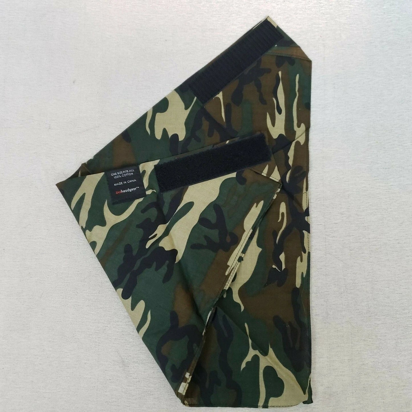 ZANheadgear SportFlex 3-in-1 Bandanna Camouflage BV011 Adult Hook & Loop NOS