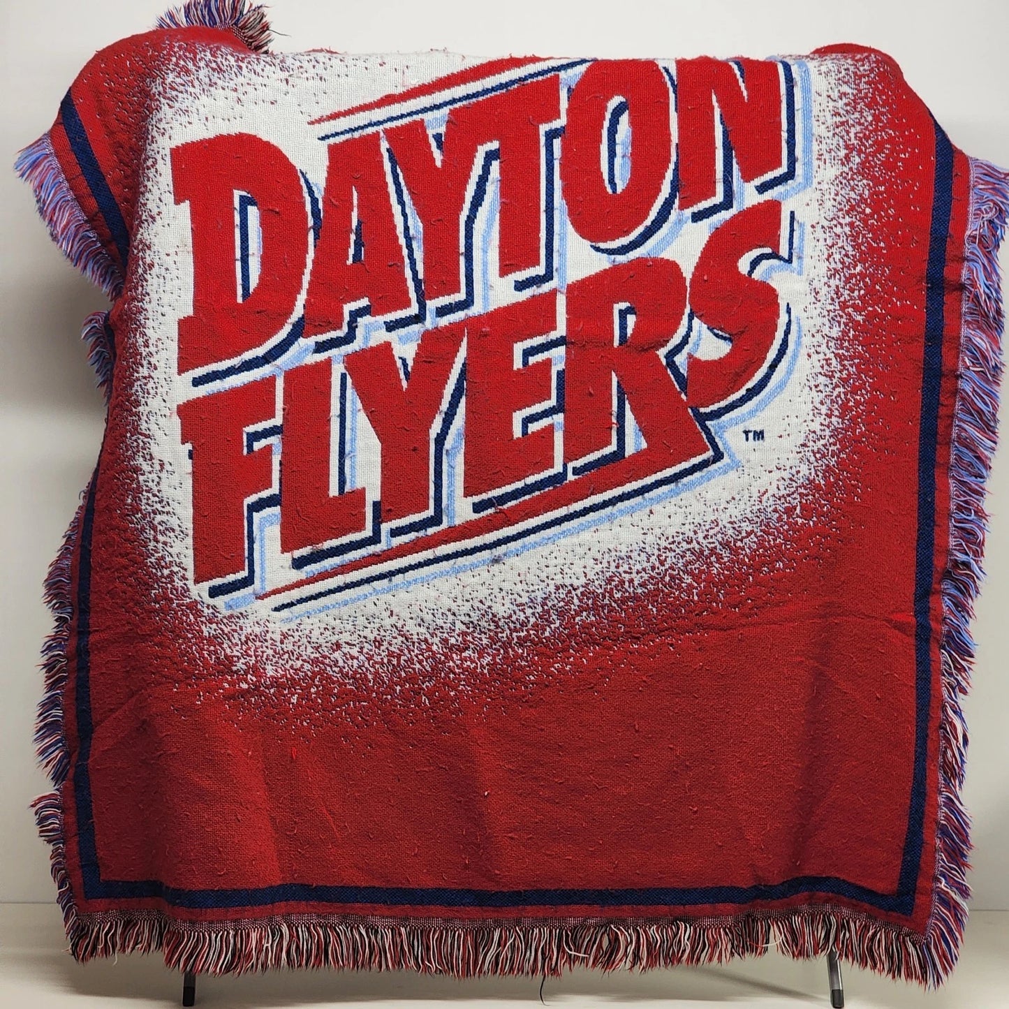 University of Dayton Flyers Throw Blanket Thick Acrylic USA Made