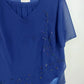 Studio 1 Long Skirt/Blouse 2 Piece Beaded Lined Outfit