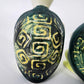 Winking Green Turtle Salt & Pepper Shakers Ceramic Kitchen Decor 1950's Japan