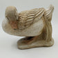 Midori Studio Concrete Carved Sleeping Goose Duck 8.5" Vintage