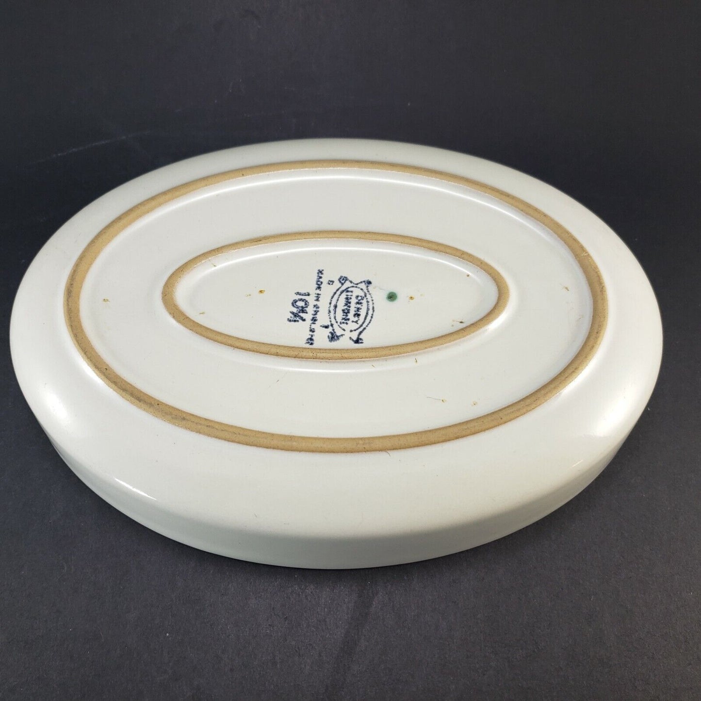 Denby-Langley 10" Oval Vegetable Bowl Kimberly Pattern Floral Design Vintage