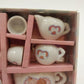 Enesco Precious Moments Mini Tea Set 7pc 1992 Love One Another VTG Collectible