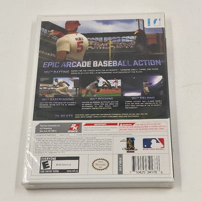 Wii MLB The Bigs 2k Sports Albert Pujols Epic Arcade Baseball Nintendo 2007 NOS