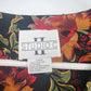 Studio C Floral Top and Skirt Set 24W Black Orange Rayon Outfit