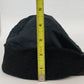 Black Quilted Winter Hat Ear Flap Insulated Ski Cap Outdoor Sports USA Made