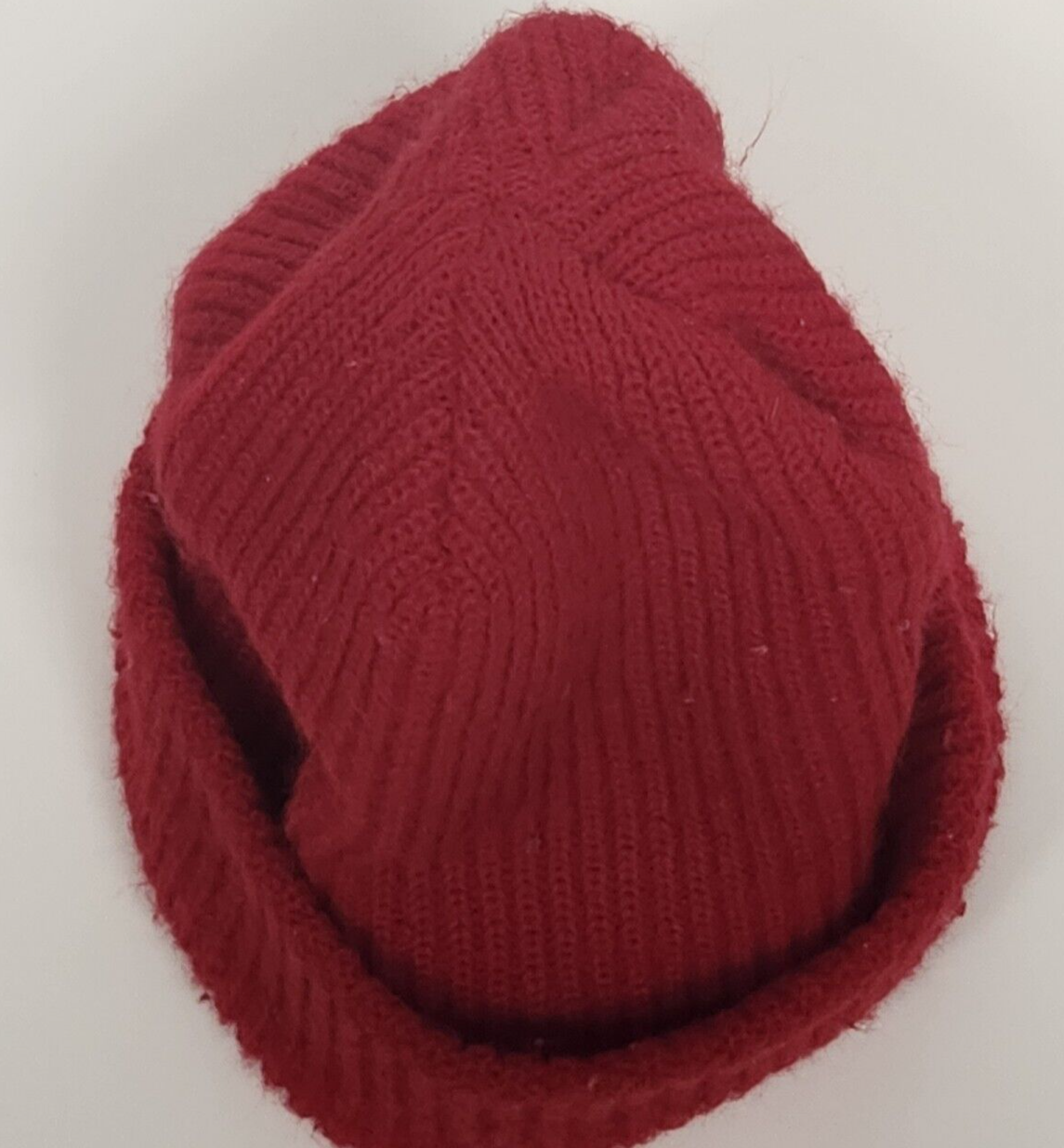 Red Acrylic Watch Beanie Knit Hat Stocking Cap One Size Fits Most Unisex