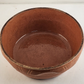 Watt Pottery Ovenware Brown Crock Bowl Heavy Rim USA 8½" Across x 3" H Vintage