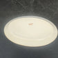 Porcelain Oval Serving Dish 5" Hand Painted Floral Orange Black Trim Japan