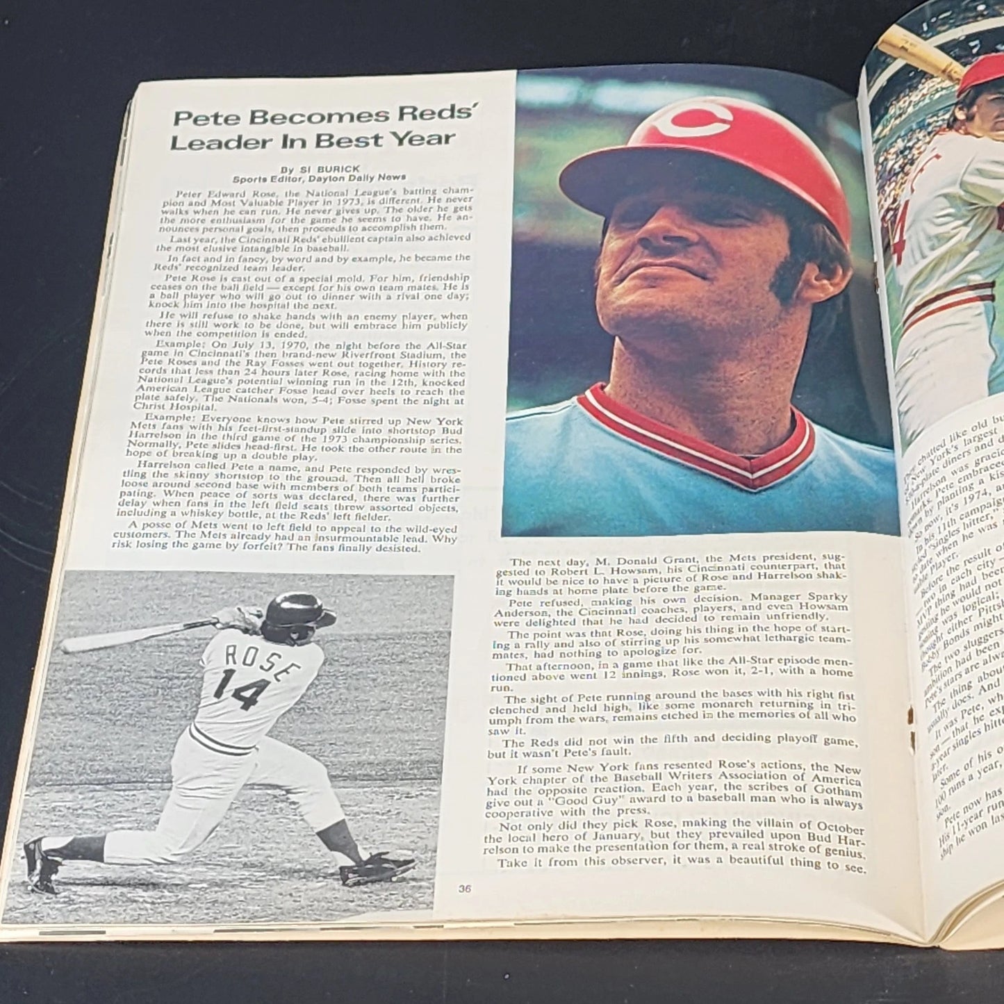 1974 Cincinnati Reds Yearbook Big Red Machine MLB Vintage