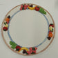 Youngs Inc Mini Tea Set 1995 Collectible Vintage Fruit Border Plate 5.25"