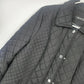 Calvin Klein Women's Quilted Jacket PXL Black Diamond Snap Front Faux Fur Lining