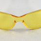 ERB Boas Safety Glasses Work Eye Protection Wraparound Lens High Impact Z87.1 (Amber, Amber)