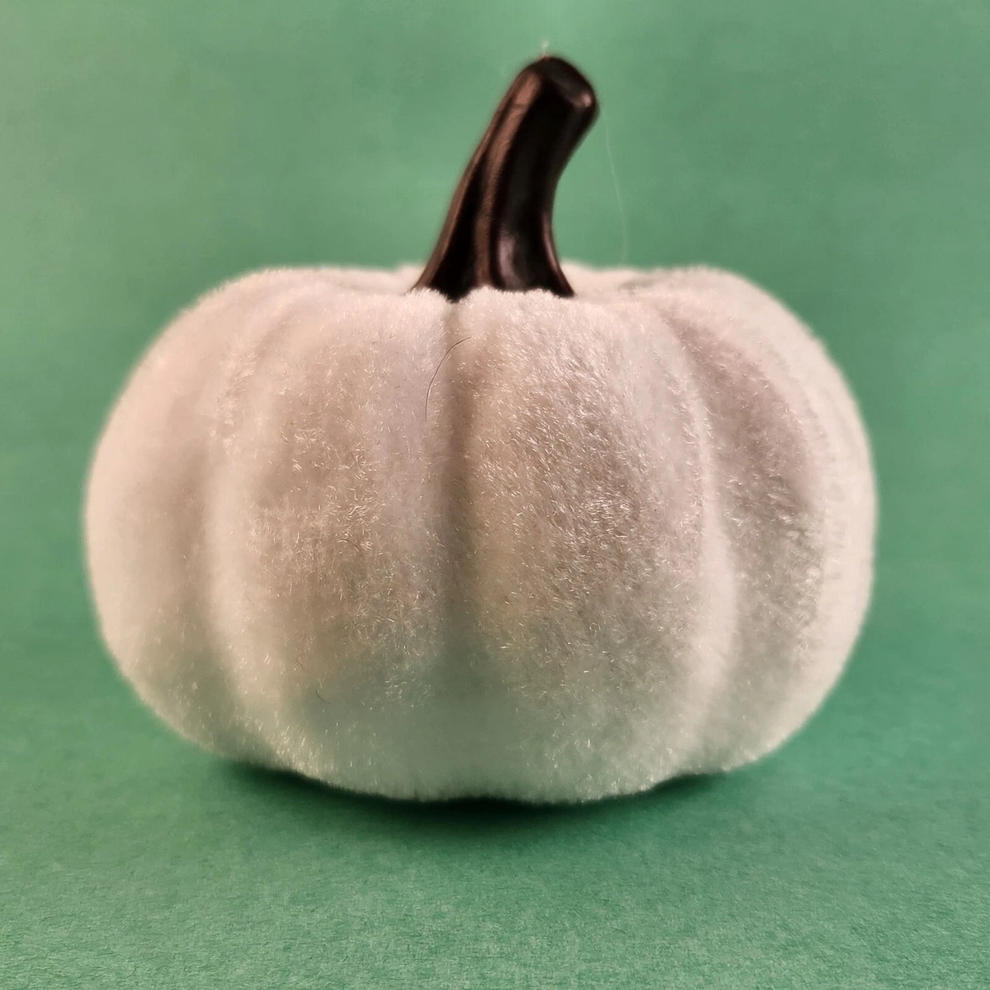 Set of 12 Velvet Pumpkins Fall Decor Purple Black Orange White Red Various Sizes