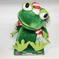 Dan Dee Christmas Frog Plush Singing Animated Friends Light Up Hat Scarf w Tags