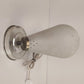 Atomic Cone Wall Lamp Adjustable Neck Chrome MCM Electric Plug-In Works Vintage