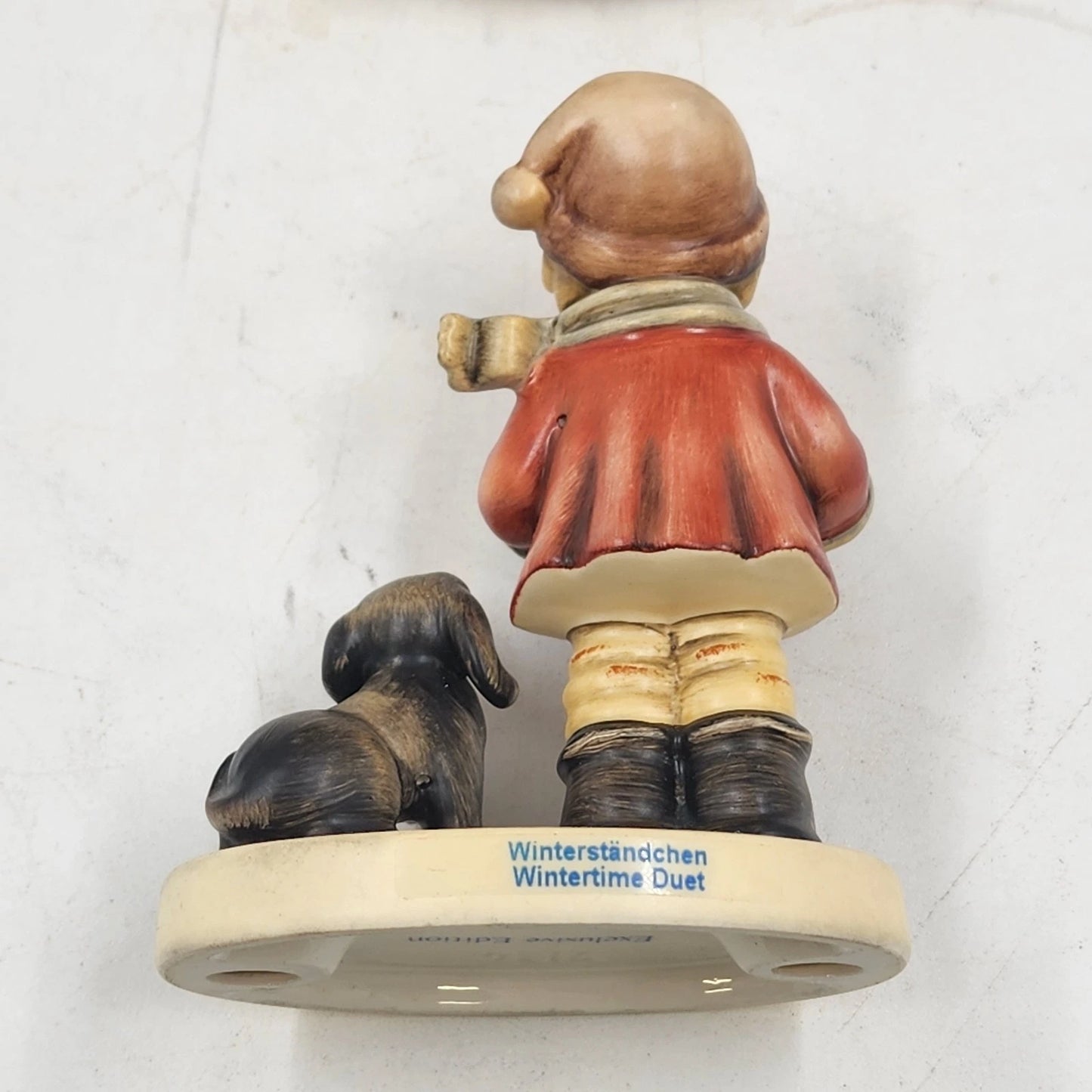 Goebel Hummel HUM 2134 Wintertime Duet Chapel Votive Music Box Exclusive Edition