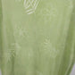 M Mac Shift Dress Lime Green Palm Leaf Floral Print Medium Short Sleeve