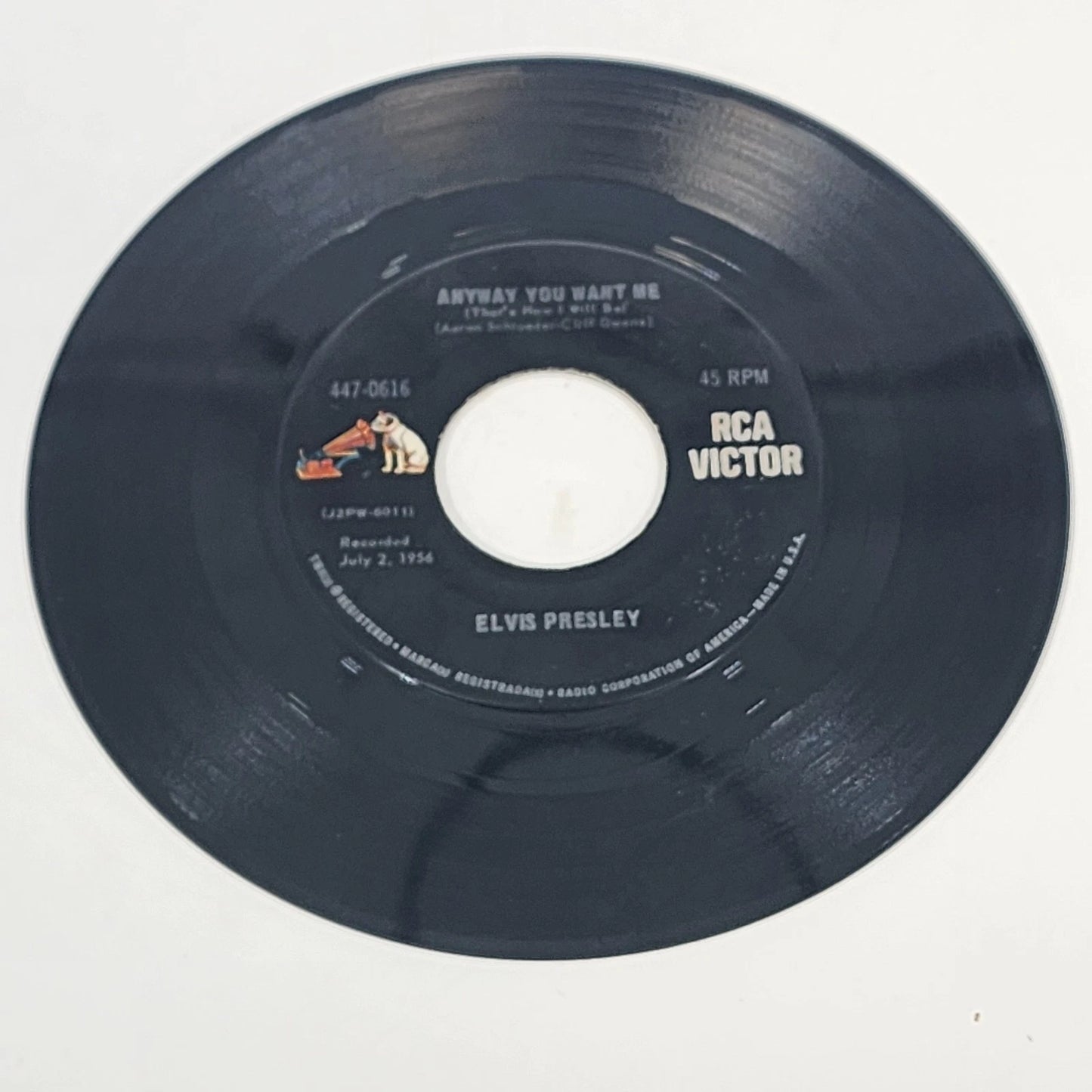 Elvis Presley Love Me Tender 45RPM 1956 RCA Victor