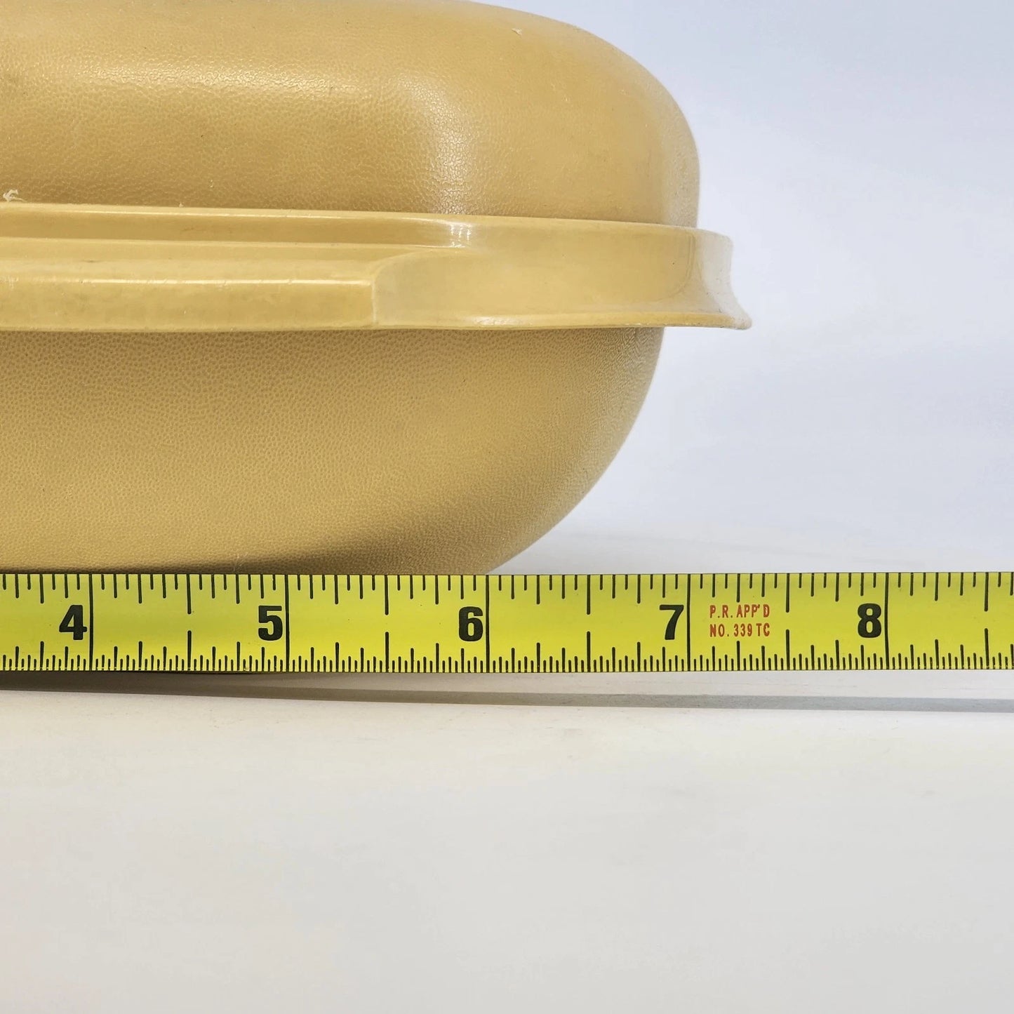 Tupperware 3 Pc Microwave Steamer Set 11" Harvest Gold Vegetable Cooker Vintage