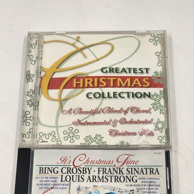 2 Music CD It's Christmas Time & Greatest Christmas Collection 1 Holiday Theme