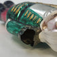 Blown Glass Nutcracker Soldier Christmas Ornaments 4 Piece 7.5" Hand Painted Vtg