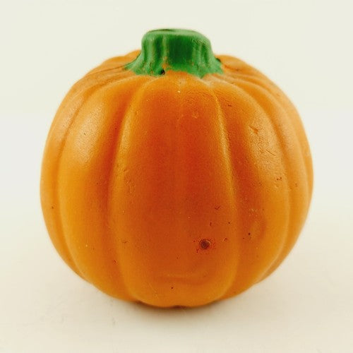 Russ Halloween Pumpkin Crazy Face Squishy Rubber 2.5" Jack O Lantern Vintage 80s