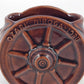 Frankoma 94B Open Sugar Bowl Wagon Wheel Brown Remember Ozark Niroga 1988 Vtg