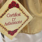 Collector Choice Genuine Fine Bisque Porcelain Doll Blonde Curly Hair Stand 13"