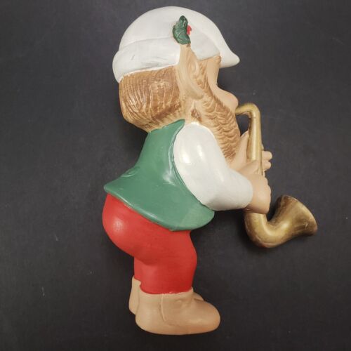 Ceramic Mold Elf Elves Gnome Musical Figures Musicians Christmas Set 3 Guitar