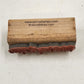 3 Rubber Stamps Love Theme With Love Thinking Of You Birthday Sentiment