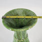 Vintage Royal Haeger Green Drip Glaze Cylinder Vase 12 Inch MCM