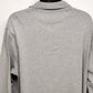 Steve & Barry Relaxed Fit Long Sleeve Grey Polo Shirt 3 Button w/Flat Collar XXL