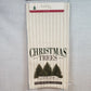 Nicole Miller Table Runner Christmas Trees Cut & Carry 16" x 90" Printed Cotton