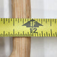 Natural Bamboo Dual Color Cutting Board Double Sided 12"x9" with Cut out Handle