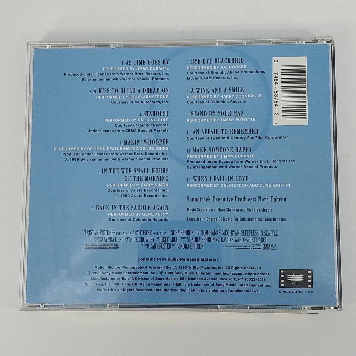 Movie Soundtrack CD Lot 7 Bodyguard Pretty Woman Sleepless Seattle Soundtracks