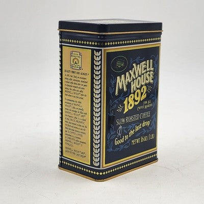 Maxwell House Coffee Tin 100 Year Anniversary 1892-1992 Vintage Collectible Can